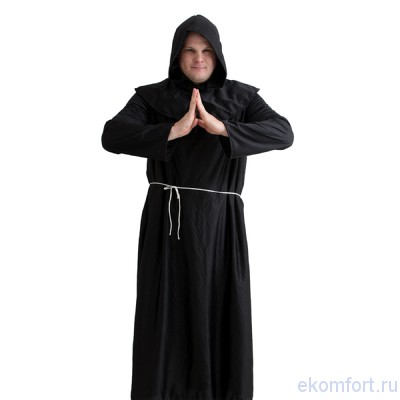 Костюм Монах Костюм Монах​В костюм входит: капюшон, ряса​Состав: трикотаж​