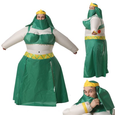 Надувной костюм «Наложница» (зеленый) В комплект входят: костюм, вентилятор для его надувания (питание – 4 батарейки, в комплект не входят)
Материал: курточная ткань с ветрозащитной полиуретановой пропиткой.
Подходит на рост 155-200 см.
Производитель: Россия