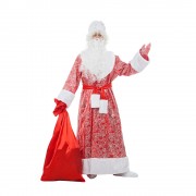 Новогодний костюм Дед Мороз красный