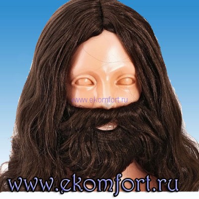 Комплект &quot;Илья Муромец&quot; Комплект: парик, борода средняя, усы.
Производство: Китай
