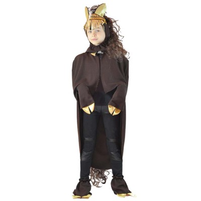 Карнавальный костюм «Конь» коричневый В комплект входят:  плащ, накидка с хвостом, капюшоном и гривой, копыта на руки и ноги
Рассчитан на рост: 110-116 см