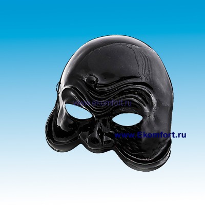Маска &quot;Арлекин&quot;, чёрная. Маска "Арлекин", чёрная. 
Цвет:  черный.
 Вес:  0.015 кг. 
Невесомая маска на резинке отлично подойдет к костюму на Хэллоуин, либо на любую вечеринку.
Производство: Италия.
