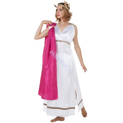 Костюм Греческой богини ​В комплект входят: платье с накидкой, заколки
Размеры: 40-42, 44-46, 48-50
Артикул: Р0315