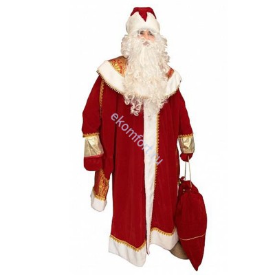 Костюм Деда Мороза Бархат ​В комплект входят: шуба, шапка, варежки, мешок.​
Размер: 54
Артикул: Н56-ПБКБО