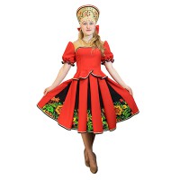 Русский народный костюм «Хохлома Люкс»