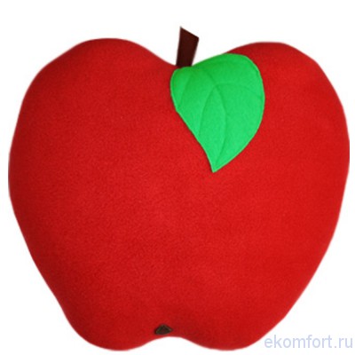Декоративная подушка - яблоко Приятная и мягкая на ощупь.
Размер: 40 х 35 см
Материал: полартек
Наполнитель: синтетический пух