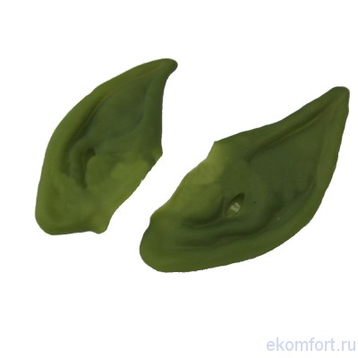 Зеленые уши дъявола Размер: 13 * 6 см
Материал: латекс