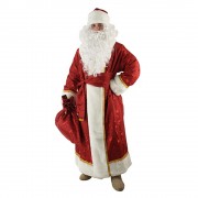 Новогодний костюм «Дед Мороз» (портьерная  набивная ткань)