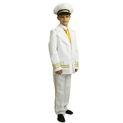 Карнавальный костюм «Капитан»  В комплект входят: жакет, штаны, головной убор
Материал: габардин
Подходит на рост: 134-140, 146-152, 158-164 см