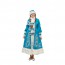 Новогодний костюм Снегурочка с декоративной аппликацией - 