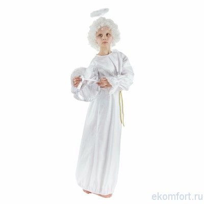 Маскарадный костюм &quot;Ангелочек&quot; Причудливый маскарадный костюм ангелочка сшит из текстильной ткани.
Размер: 46
