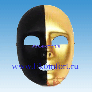 Венецианская маска &quot;Лицо двойное&quot; арт.896 Маска из ткани.
Производство: Италия