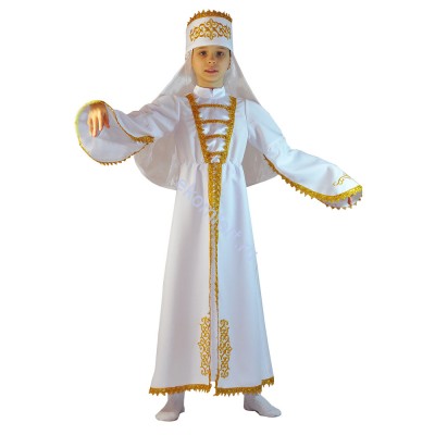Карнавальный костюм кавказская девочка В комплект входят: головной убор, платье, отделанное золотой тесьмой
Артикул: Д-0109
