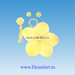 Набор &quot;Желтый цветочек&quot; (крылья,палочка,ободок)  Набор "Желтый цветочек" (крылья,палочка,ободок) арт.6720
Производство: Италия