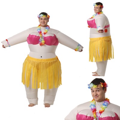 Надувной костюм «Гавайская красотка» В комплект входят: костюм, вентилятор для его надувания (питание – 4 батарейки, в комплект не входят)
Материал: курточная ткань с ветрозащитной полиуретановой пропиткой.
Подходит на рост 155-200 см.
Производитель: Россия