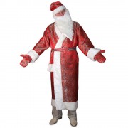 Новогодний костюм Дед Мороз 3 из парчи, арт.td312