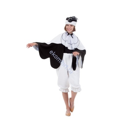 Карнавальный костюм Сорока для взрослых Костюм Сороки
Размер универсальный, от 42 до 48