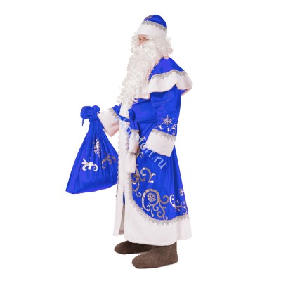 Карнавальный костюм Дед Мороз синий  Карнавальный костюм Дед Мороз синий