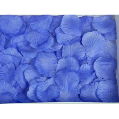 Лепестки роз (синие) Обязательное украшение на свадьбу
В упаковке 300 лепестков
Материал: ткань