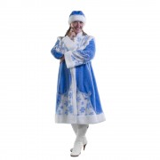 Карнавальный костюм Снегурочка-2(мех,купон)