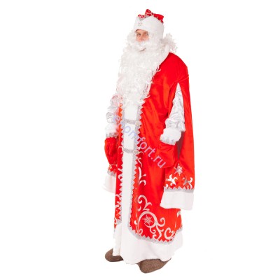 Карнавальный костюм Дед Мороз Премиум  Карнавальный костюм Дед Мороз Премиум