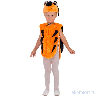 Костюм &quot;Жук оранжевый&quot; Карнавальный костюм"Жук оранжевый", арт. С1046 Если девочки нарядились пчелками, бабочками и цветами маргаритками, то как же мальчишкам не облачиться в доспехи жука, потешного рогача-усача, жужжащего без страха и упрека? Весьма рыцареподобное существо, хотя может, украдкой, и расслабиться, чтобы погонять маленьких красавиц на шумном детском празднике? Костюм с крыльями-туникой и усатой шапочкой - вещь абсолютно для этого дела необходимая!
Производство: Россия