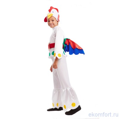 Карнавальный костюм &quot;Петух&quot; Карнавальный костюм для детей.
В комплекте: рубашка, штаны, головной убор, пояс.