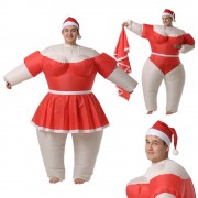 Надувной костюм «Подружка Санта-Клауса» 