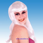 Карнавальный парик "Белый длинный"