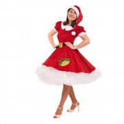 Карнавальный костюм «Санта с юбкой-пачкой»