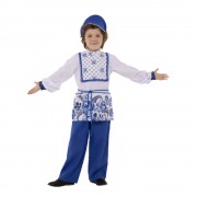 Русский народный костюм Гжель для мальчика, арт.vest-043