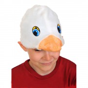 Карнавальная шапочка для детей "Гусёнок"