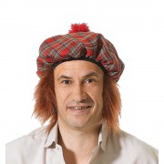Головной убор "Берет Шотландца с волосами"