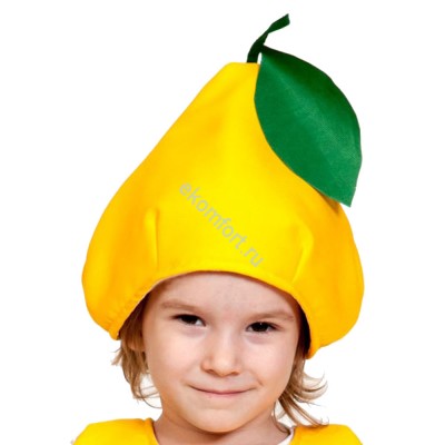 Карнавальная шапочка Груша Для детей от 4 до 7 лет
Производство: Россия