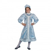 Новогодний костюм из шелка «Снегурочка»