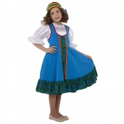 Русский плясовой костюм для девочки, арт.vest-244