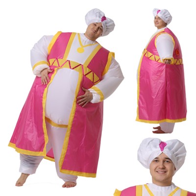 Надувной костюм «Султан» (розовый) В комплект входят: костюм, вентилятор для его надувания (питание – 4 батарейки, в комплект не входят)
Материал: курточная ткань с ветрозащитной полиуретановой пропиткой.
Подходит на рост 155-200 см.
Производитель: Россия