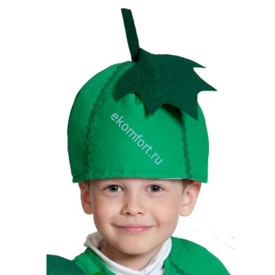 Карнавальная шапочка Огурец Для детей от 4 до 7 лет.
Производство: Россия
