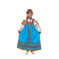 Русский народный костюм для девочек "Дарья" хлопок