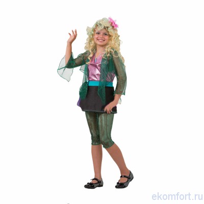Карнавальный костюм Лагуна Блю (Монстры Хай)  Карнавальный костюм  Лагуна Блю (Монстры Хай)  Комплектность: жакет, майка, юбка, леггинсы, парик, подвеска морской конек 