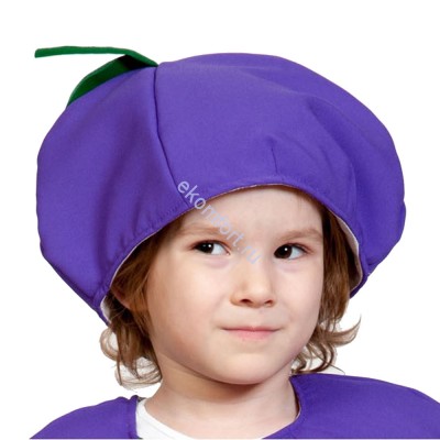 Карнавальная шапочка Слива Для детей от 4 до 7 лет.
Производство: Россия