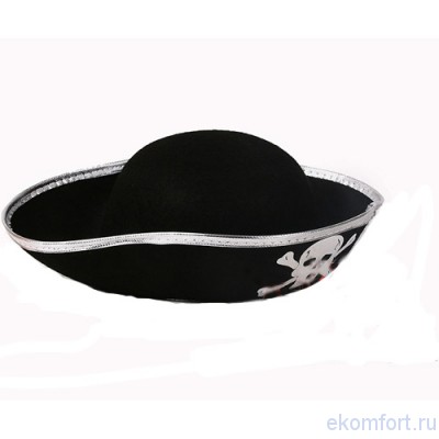 Шляпа Пирата детская Шляпа Пирата черная с каймой.
В наличии 2 варианта (при заказе необходимо выбрать нужный номер)
Вес: 50 гр