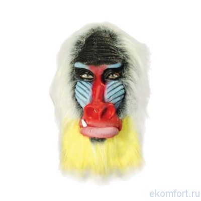 Маска &quot; Бабуин&quot; Карнавальная маска "Бабуин"
Материал: латекс
Страна-изготовитель: Китай