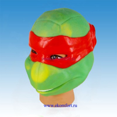 Карнавальная маска &quot;Черепашка Ниндзя&quot; Карнавальная маска "Черепашка Ниндзя"
Материал:  Латекс
Производитель:  Европа