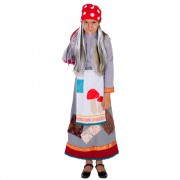 Карнавальный костюм "Баба Яга" текстиль