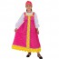Русский народный костюм "Аленушка в малиновом" - 