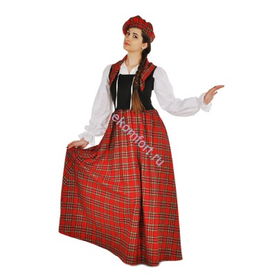  Карнавальный костюм шотландки Карнавальный костюм шотландки