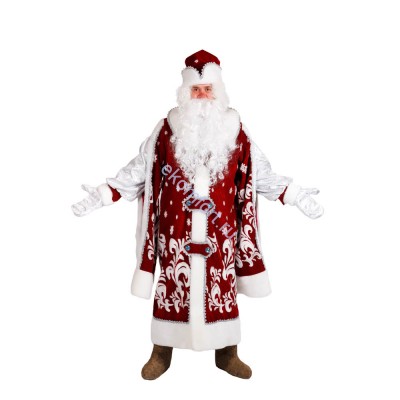 Новогодний костюм Дед Мороз Царский, арт.td501 Дед Мороз Царский