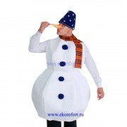 Карнавальный костюм снеговика взрослый