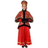Карнавальный костюм «Боярыня» для девочки, арт. ДН56